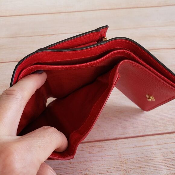 FURLA Saffiano Leather Compact Women's Wallet - Picture 9 of 12